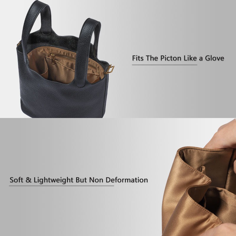 Seidiger Taschenorganizer für Hermes Picotin, Tascheneinsatz für Luxus-Tote, passend für Picotin 18 / 22 product image 15