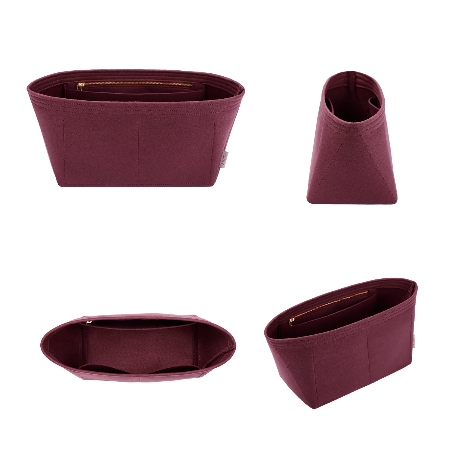 Taschenorganizer für LV Boetie PM / MM – Premium-Filzeinlage, 4 Fächer detail image 1