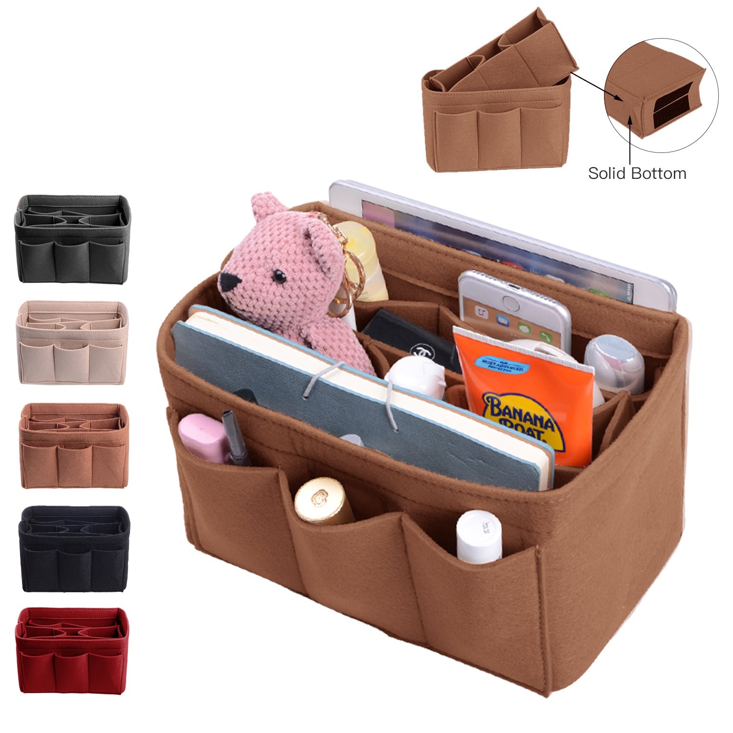 Organizer für Handtaschen mit eingenähtem Boden für Hermes Birkin 30/35 product image 26