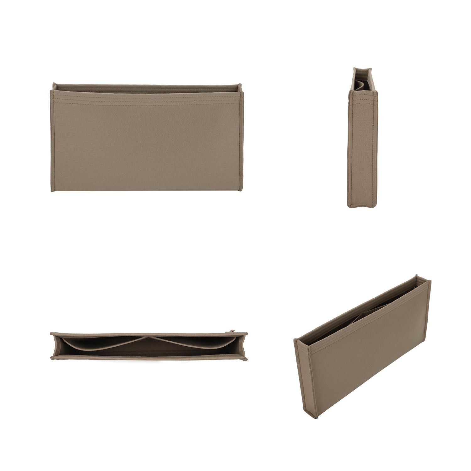 Premium Geldbörsen-Organizer für Hermes Kelly Depeches 25 / 36 – in Elephant Grey oder individueller Farbe product image 2