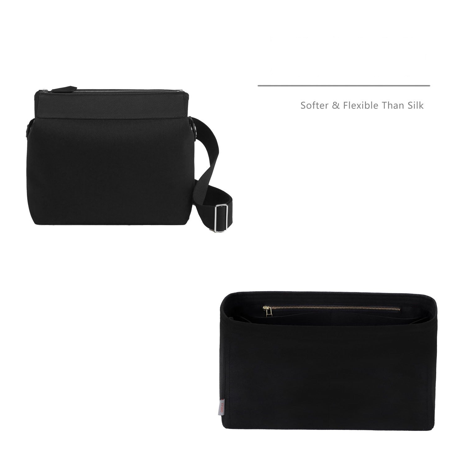 Premium Geldbörsen-Organizer für die Hermes R.M.S 12H Tasche – 7 Fächer, YKK-Reißverschluss