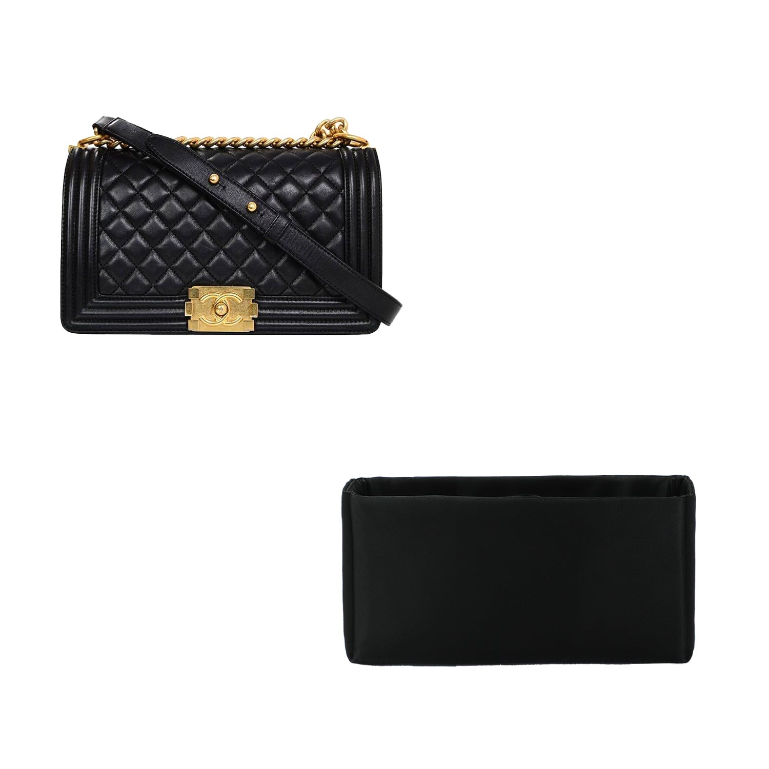 INNERBAG Taschenorganizer für Chanel Le Boy Small / Old Medium 25cm / New Medium 28cm / Large