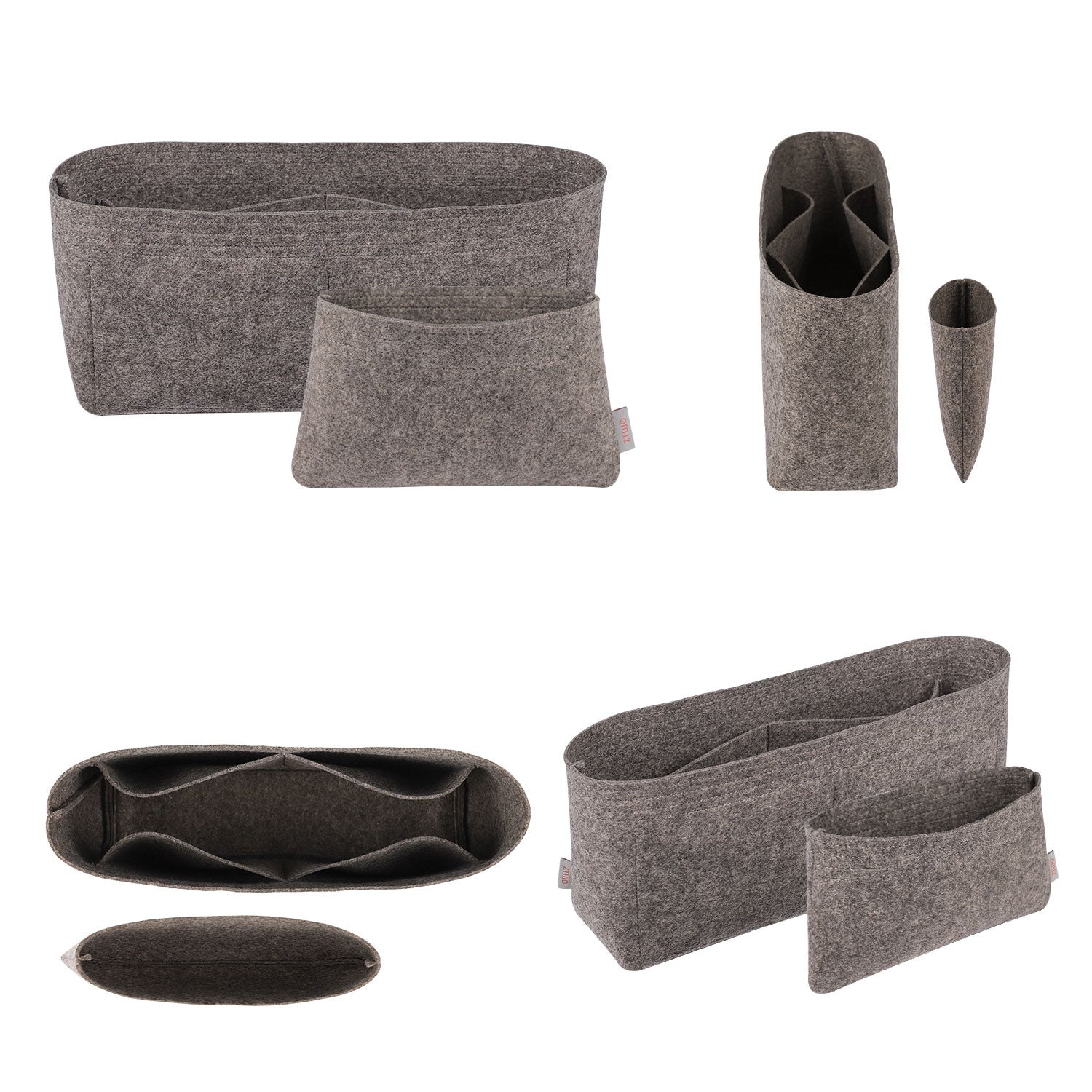 Premium-Geldbörsen-Organizer für Chanel 22 Small / Medium / Large – 5 Taschen, weicher Filz product image 2