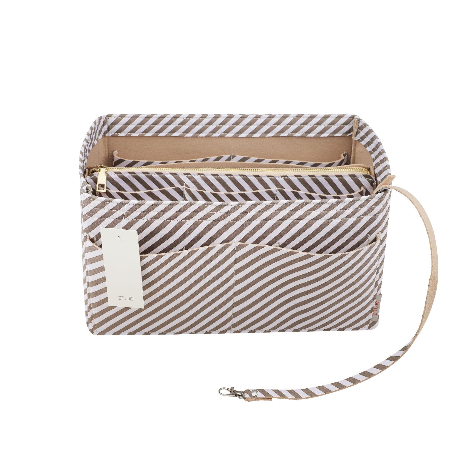 Taschenorganizer für LV Speedy Neverfull Tote – 6 Größen, Filz-Tascheneinsatz mit Reißverschluss product image 101