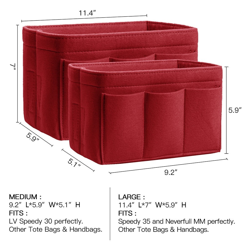 Organizer für Handtaschen mit eingenähtem Boden für Hermes Birkin 30/35 product image 9