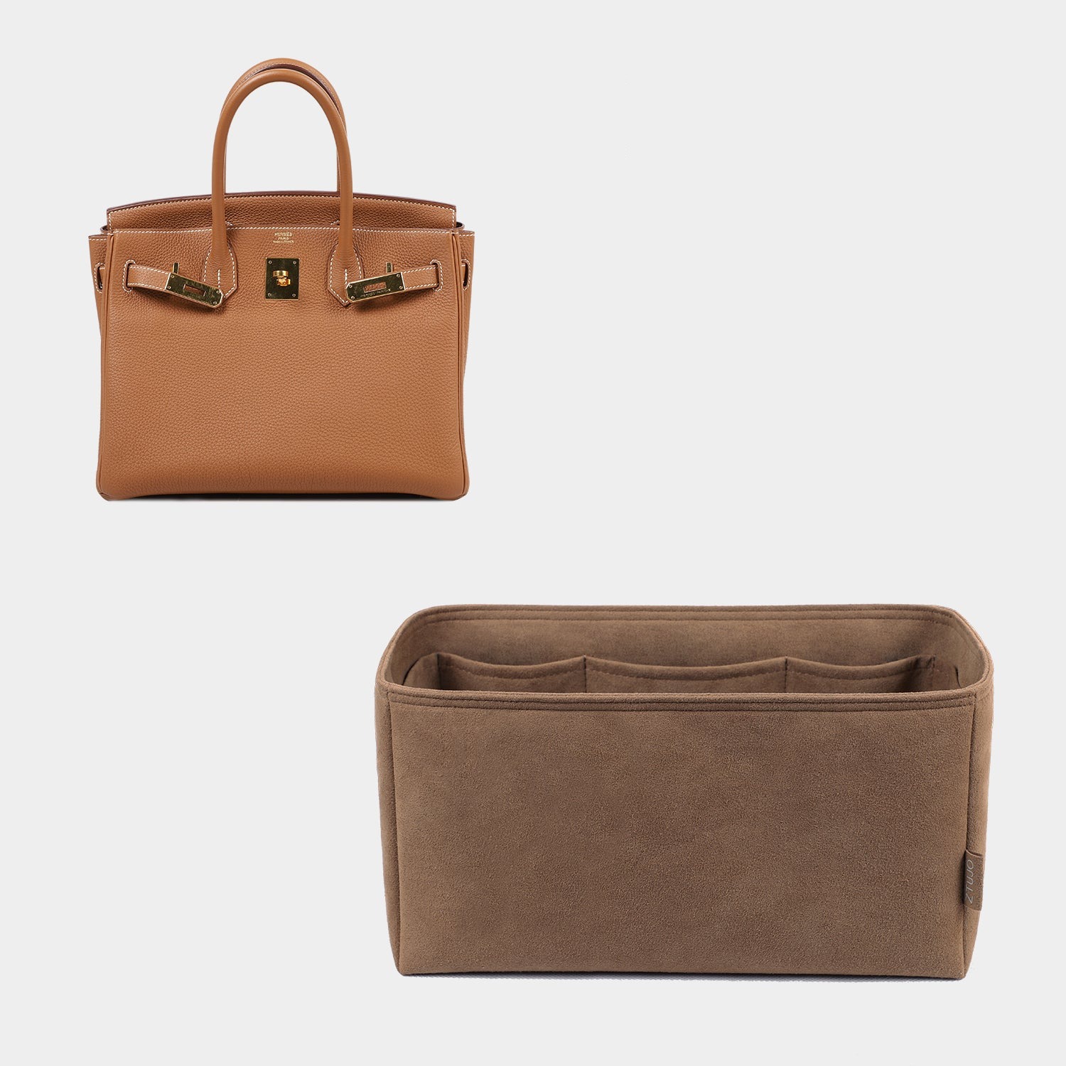 Taschenorganizer für Hermes Birkin 25 / Birkin 30 / Birkin 35 – 8 Fächer