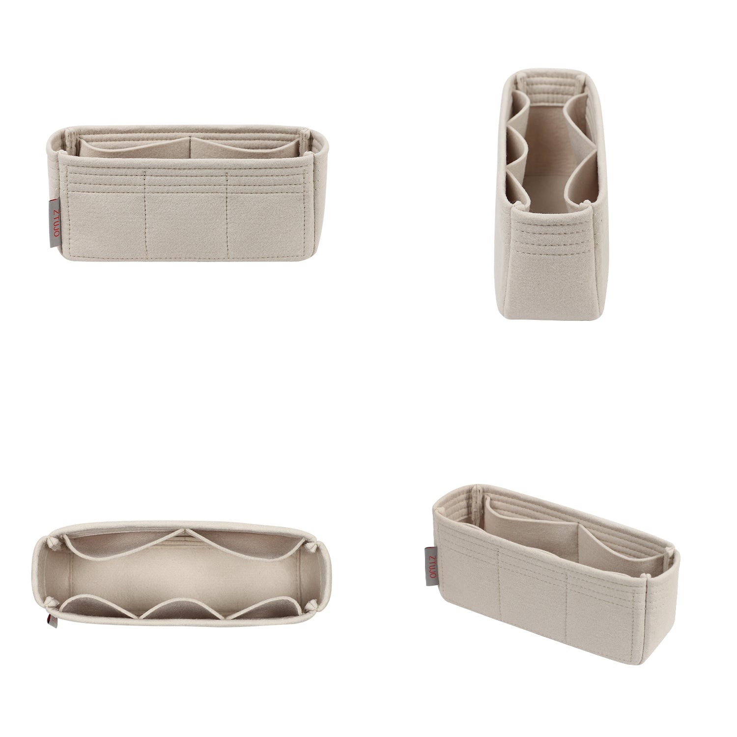 Einsatz für die Lady Dior Mini / Small / Medium / Large – 6 Fächer, Filz detail image 1