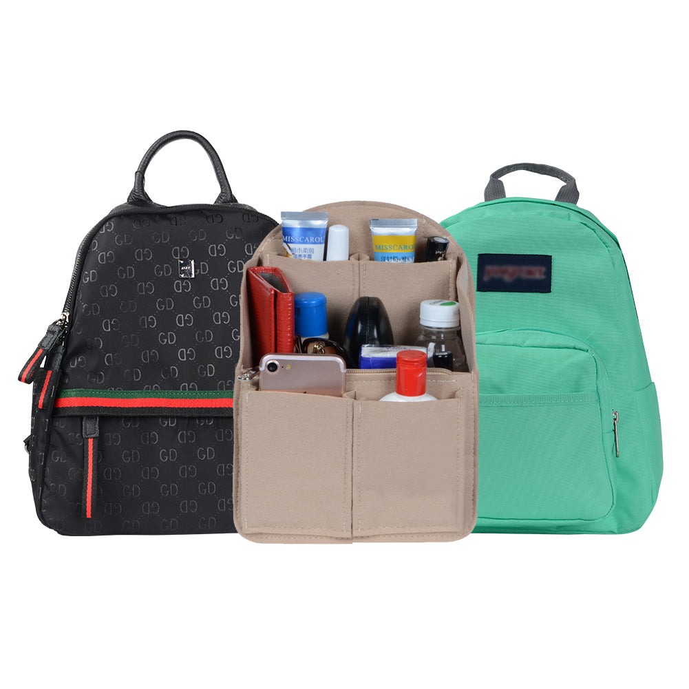 Filz-Organizer für Rucksäcke – Passend für runde und eckige Taschen, Beige/Grau/Kaffee/Schwarz product image 52