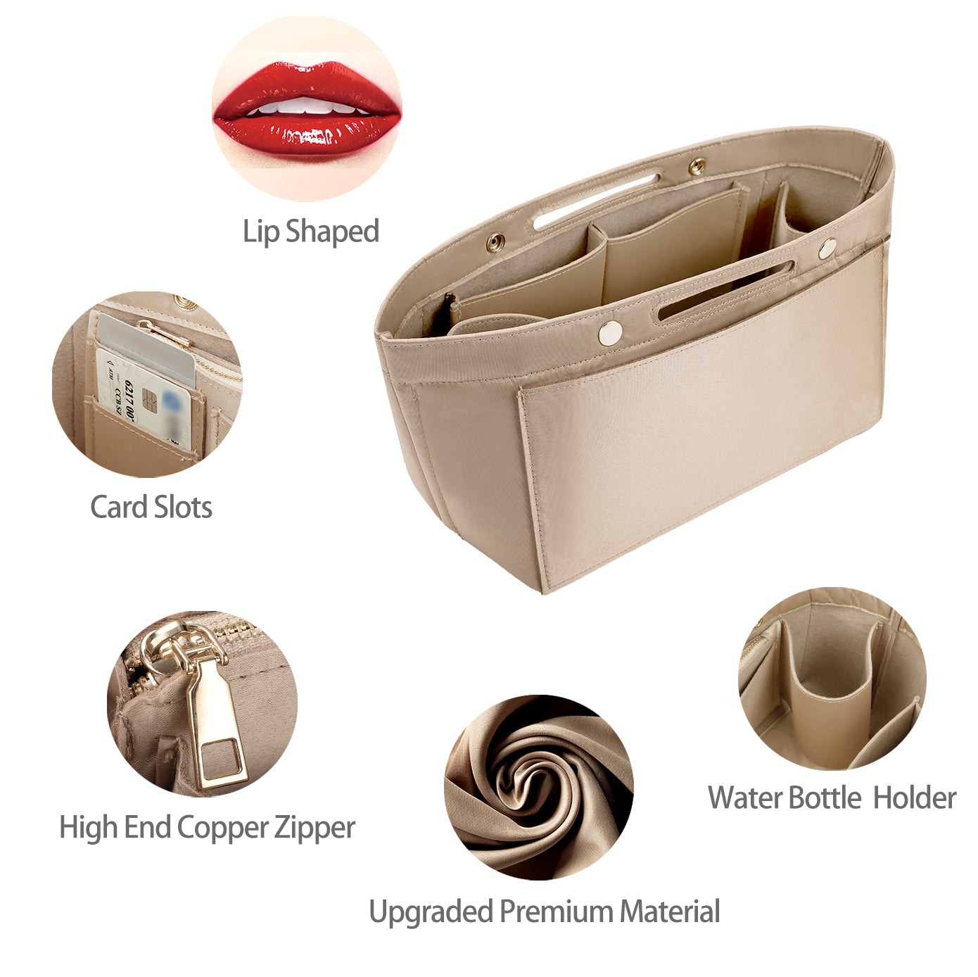 Knödel-Design Handtaschen-Organizer-Einsatz für Handtasche und Tote Bag-Formformer – Passt für Speedy, Neverfull, 6 Größen product image 6