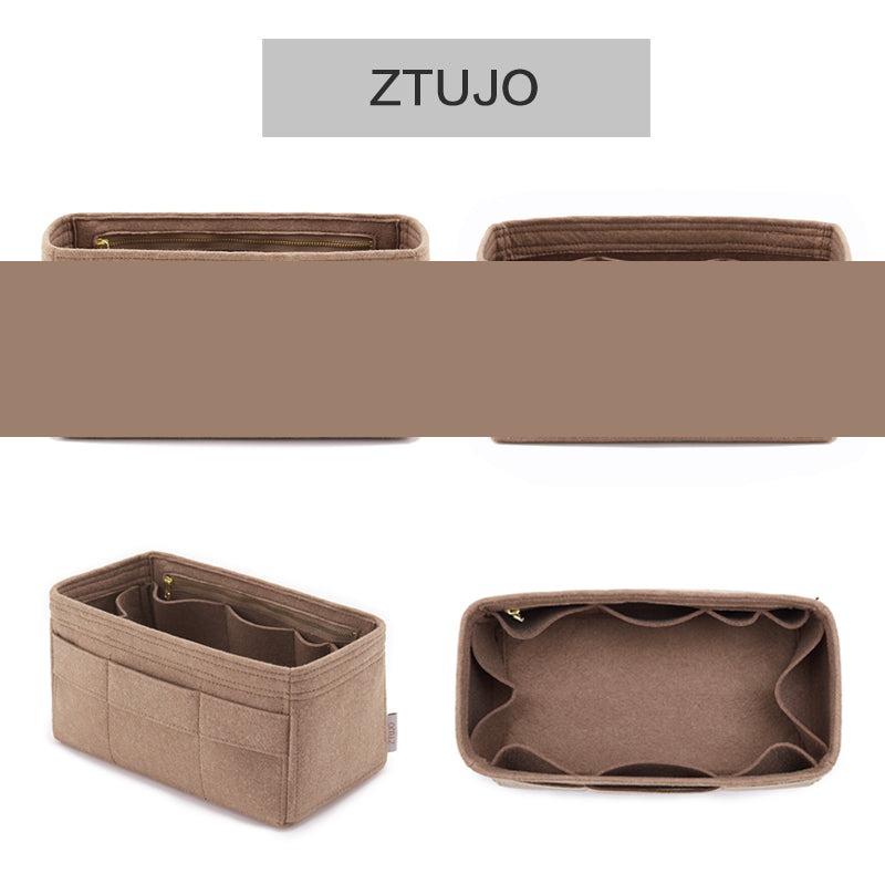 Premium Geldbörsen-Organizer für Hermes Birkin 25 / Birkin 30 / Birkin 35 Perfekt – 10 Fächer, Filz, YKK-Reißverschlüsse detail image 4