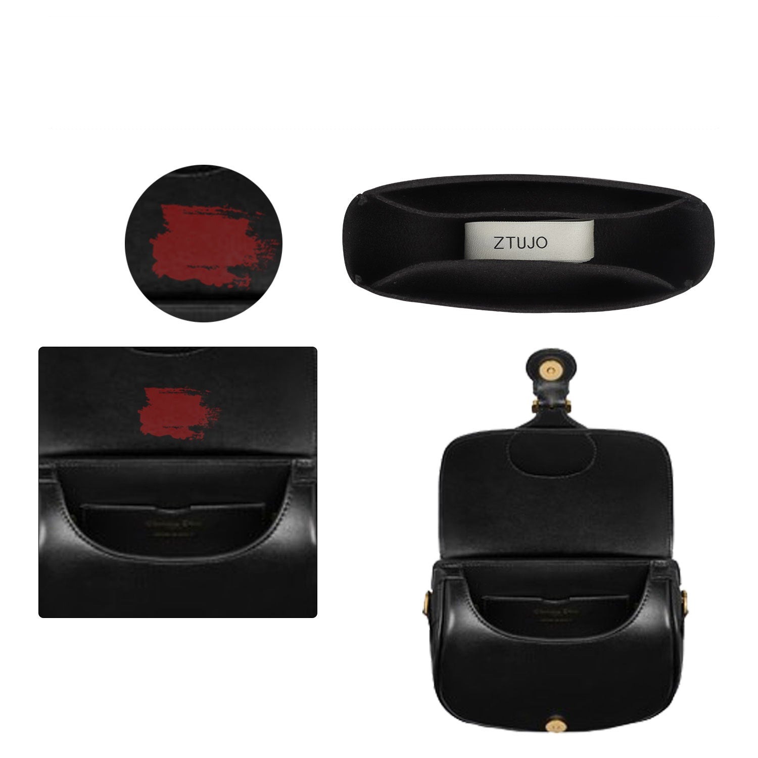 Organizer für Dior Bobby Small / Medium – Premium-Filzeinlage product image 5