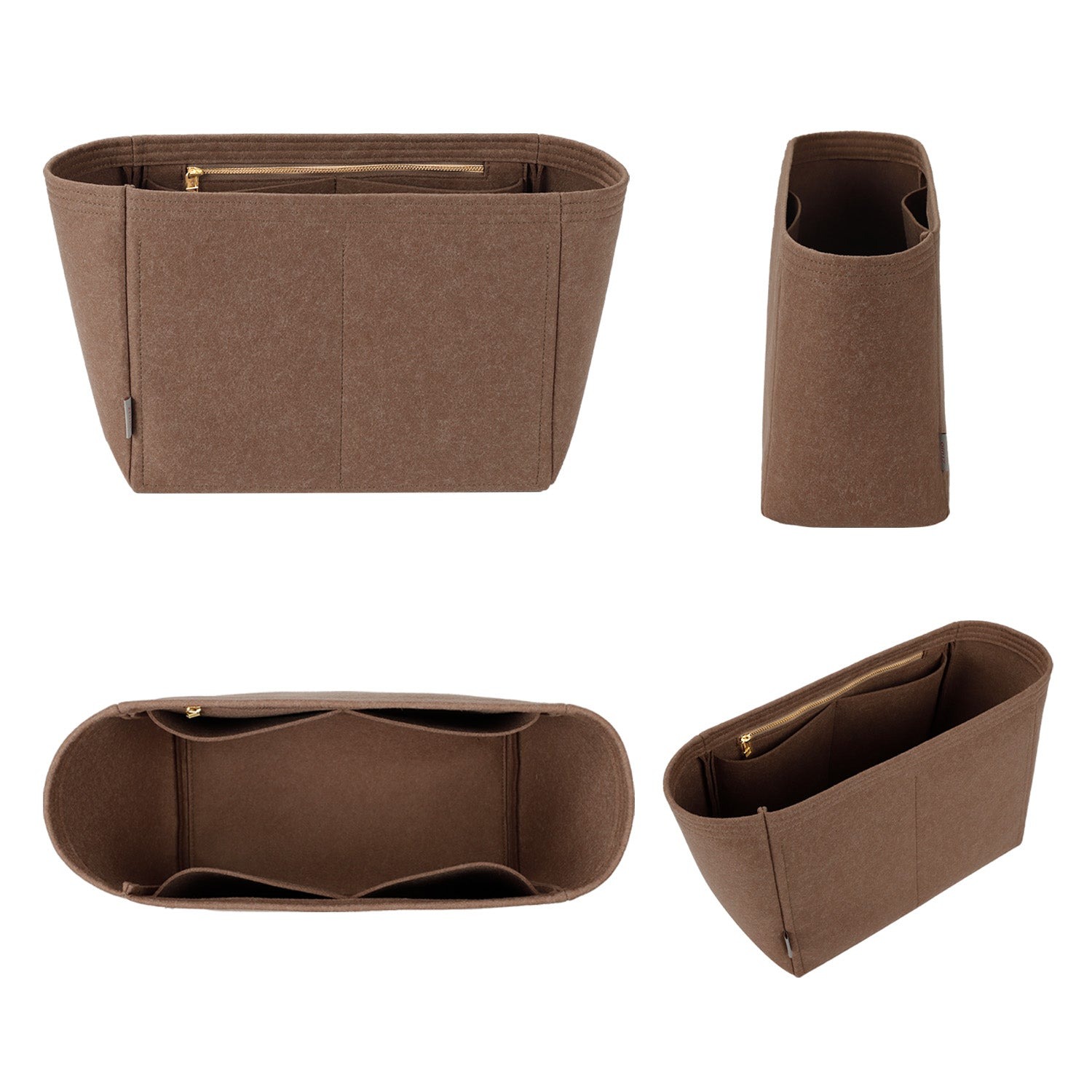 Taschenorganizer für LV Low Key Hobo PM / MM – 5 Fächer, YKK-Reißverschluss product image 2