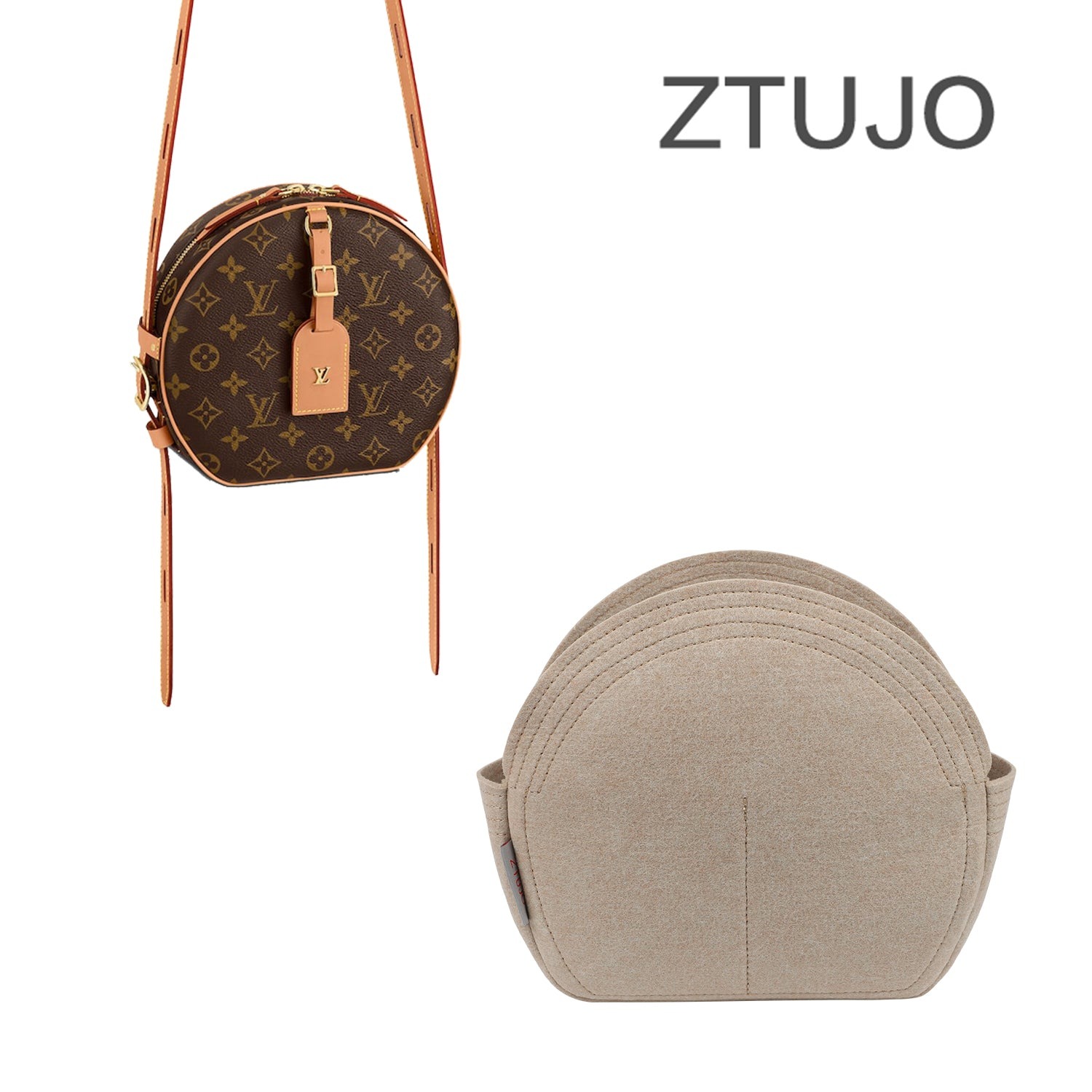Premium-Taschenorganizer für LV Boite Chapeau Souple PM/MM, passend für LV Petite Boite Chapeau product image 7