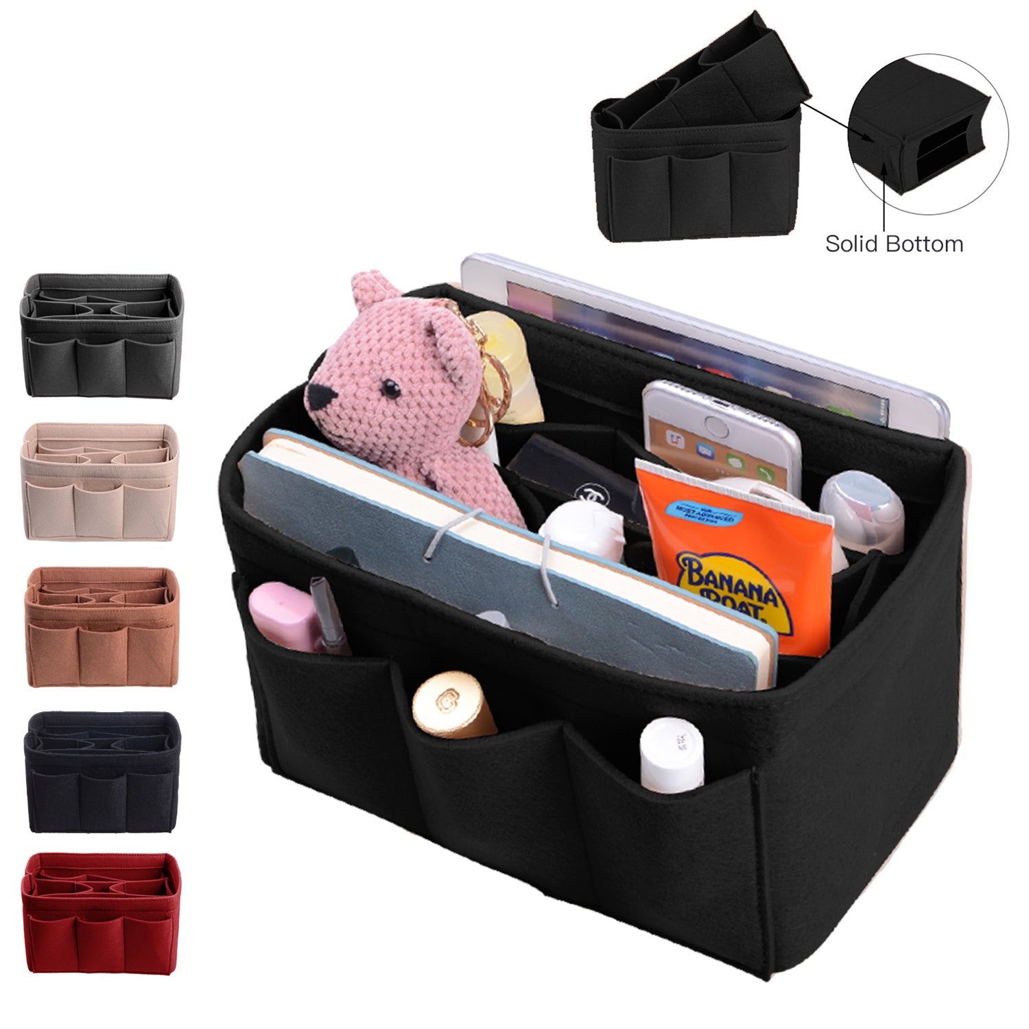 Organizer für Handtaschen mit eingenähtem Boden für Hermes Birkin 30/35 product image 2