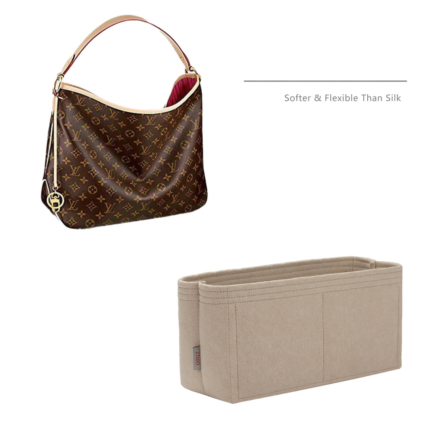 Einsatz für die LV Graceful PM / MM und LV Delightful PM / MM / GM – Premium-Filzeinlage product image 2