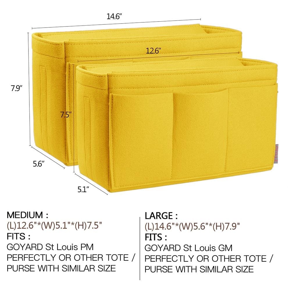 Organizer für Handtaschen mit abnehmbarem Reißverschlussdeckel für St. Louis PM und GM – Filzeinlage mit 9 Fächern product image 27