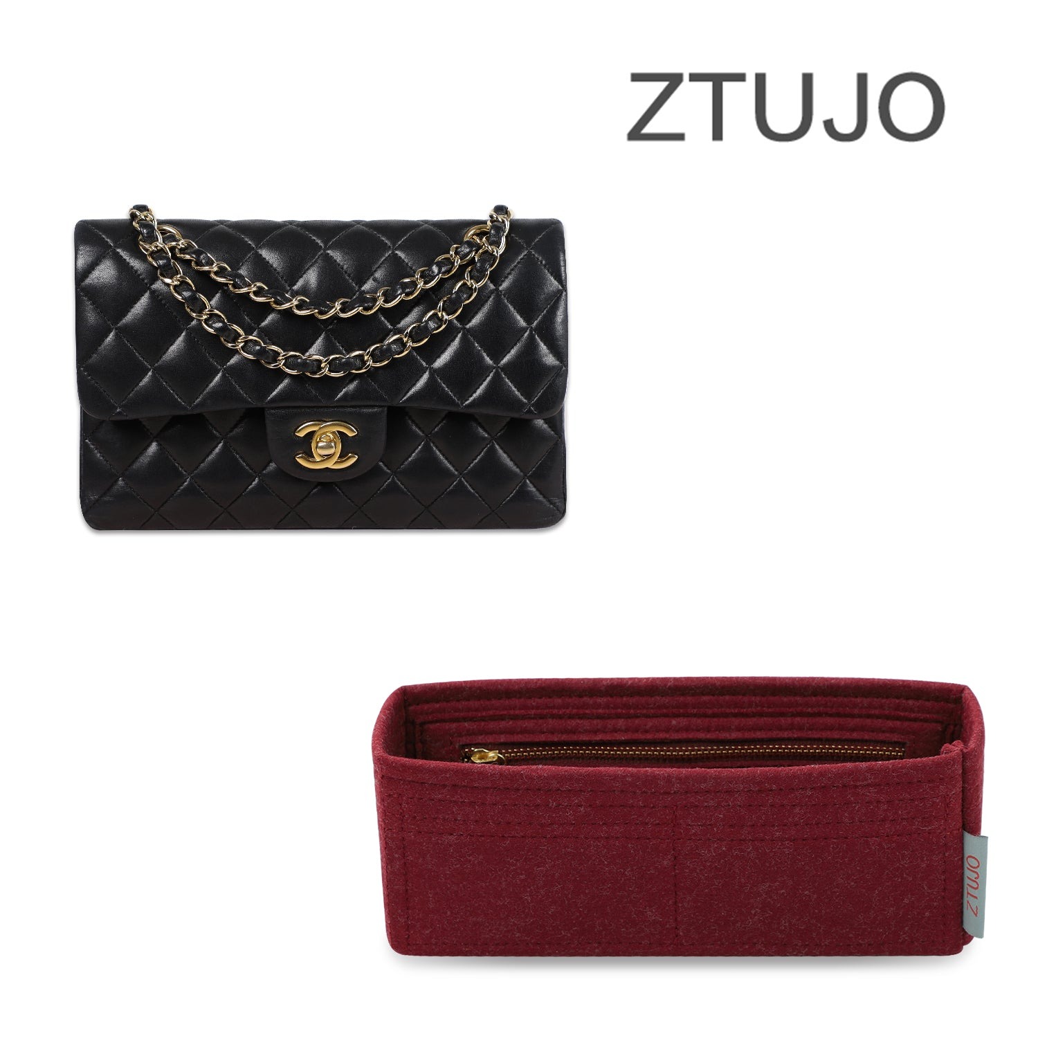 Taschenorganizer für CHANEL CF Mini Square / Mini / Small 23cm / Medium / Jumbo / Maxi