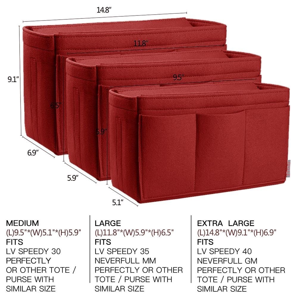 Organizer für Handtaschen mit abnehmbarem Reißverschlussdeckel für St. Louis PM und GM – Filzeinlage mit 9 Fächern product image 17