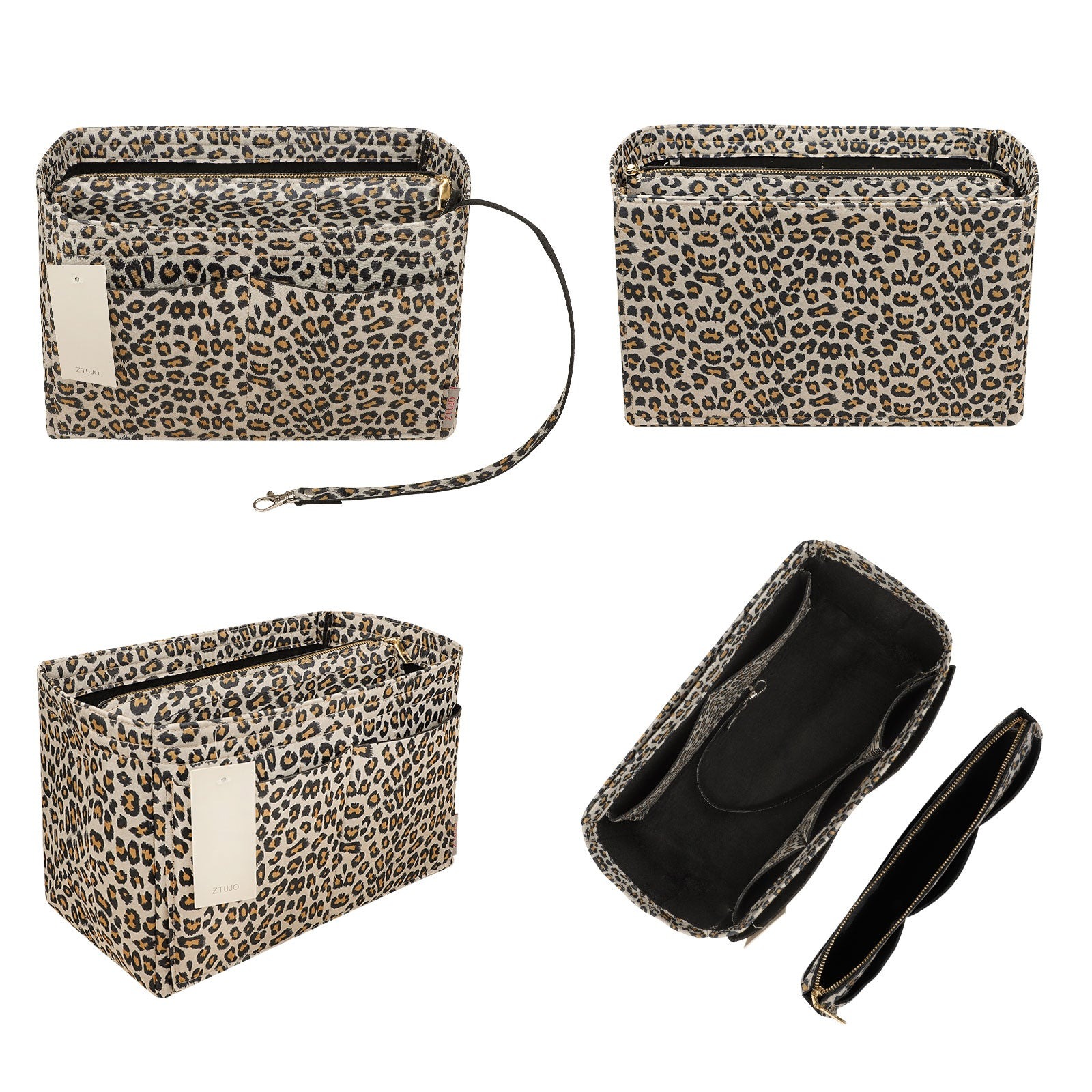 Taschenorganizer für LV Speedy Neverfull Tote – 6 Größen, Filz-Tascheneinsatz mit Reißverschluss product image 81