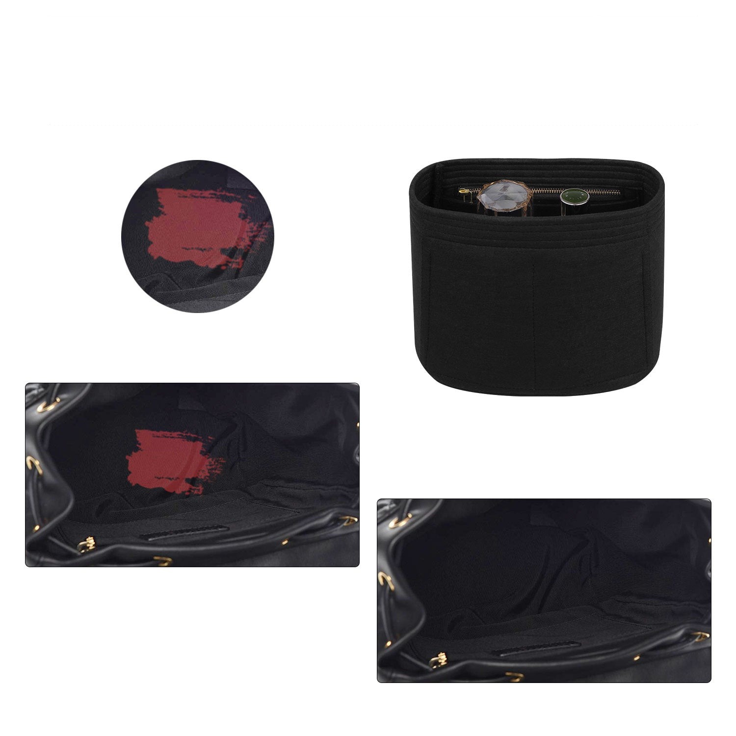 Organizer für Chanel Urban Spirit Rucksack Mini / Small / Large – Premium-Filzeinlage product image 5