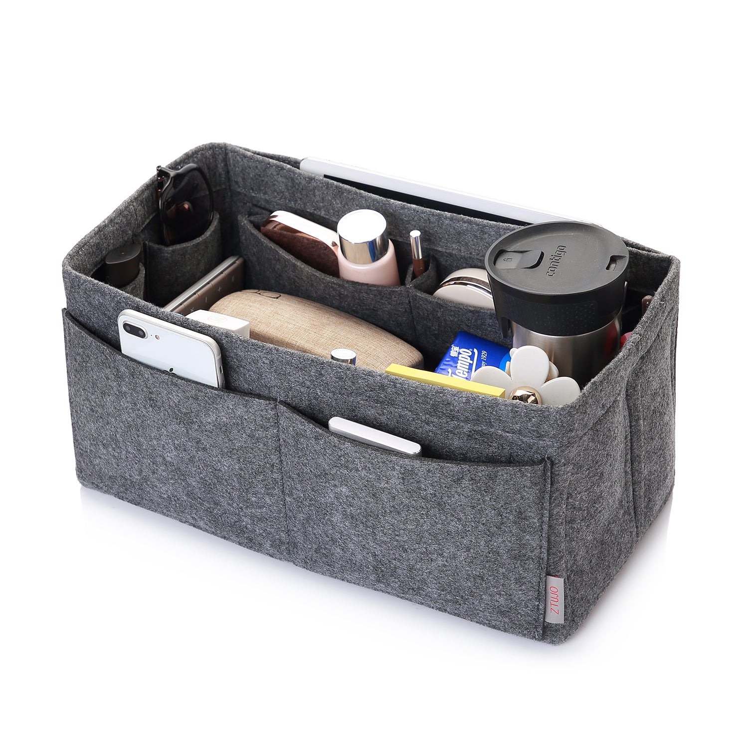Filz Handtaschen-Organizer – Extra Large (passt für Speedy 40 / Neverfull GM) detail image 14