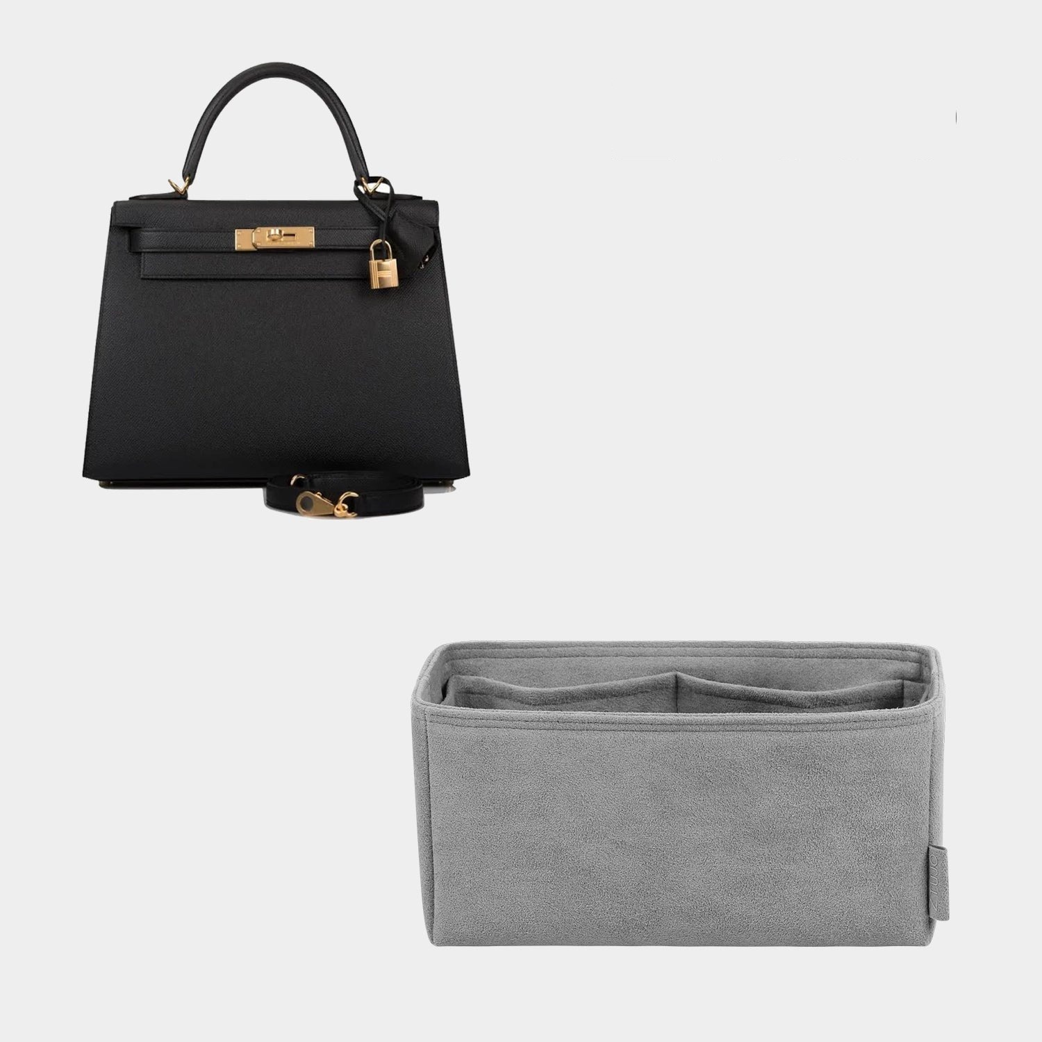 Alcantara-Taschenorganizer für HERMES KELLY 25 / KELLY 28 / KELLY 32 / KELLY 35 / KELLY 40 product image 6