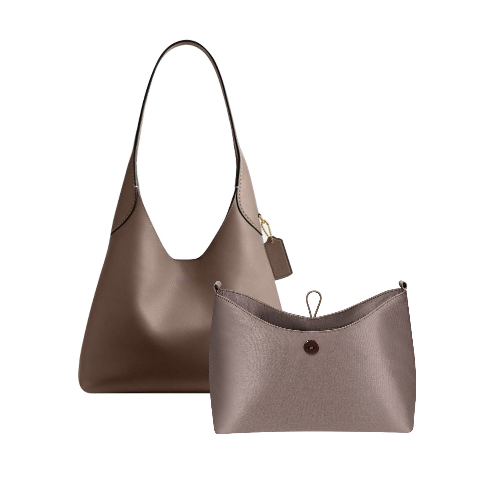 Seidiger Taschenorganizer mit Wasserflaschenhalter für Coach Brooklyn Shoulder Bag 28 / 34 / 39 product image 12