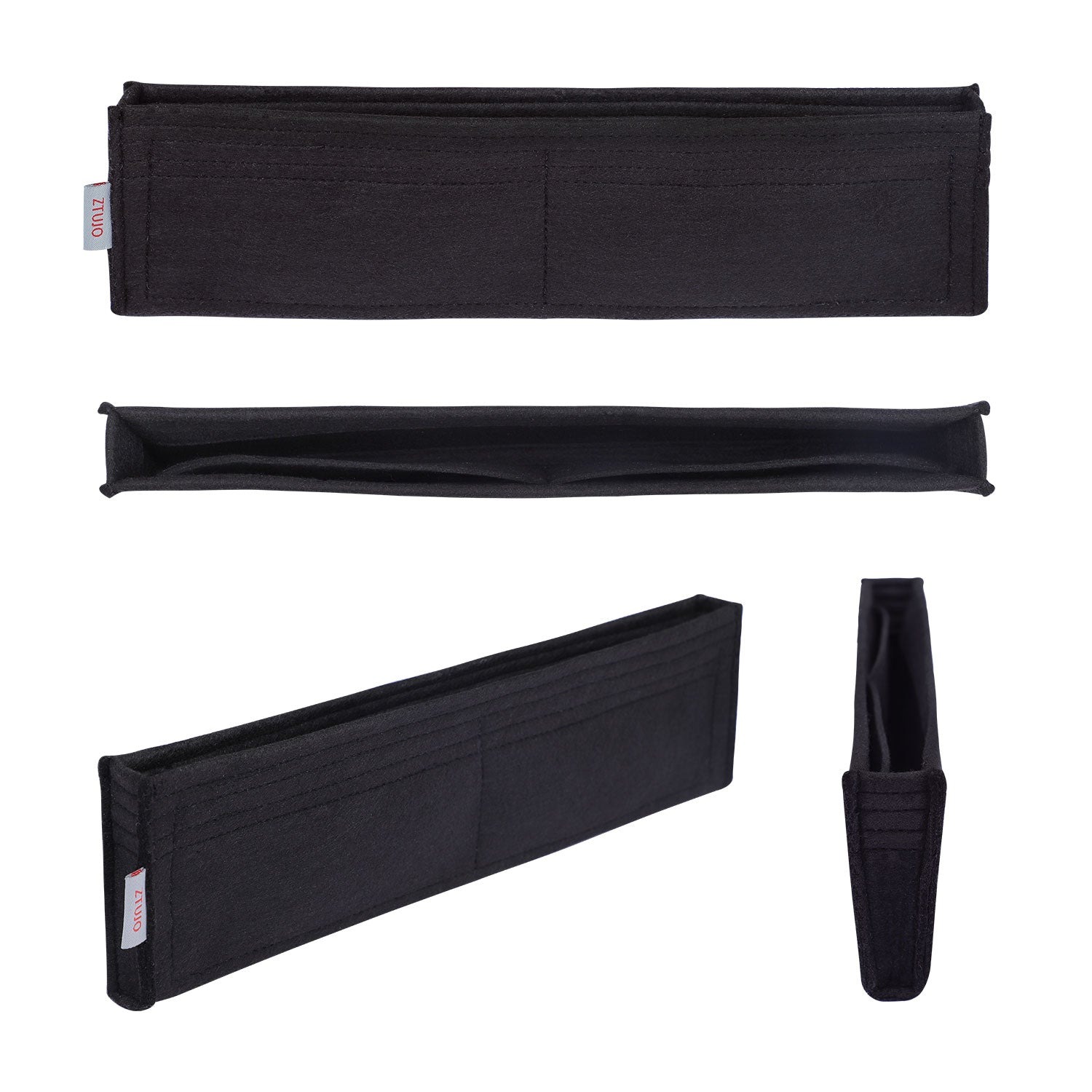 Premium Geldbörsen-Organizer für Hermes Kelly Cut – 2 Fächer, weicher Filz product image 2
