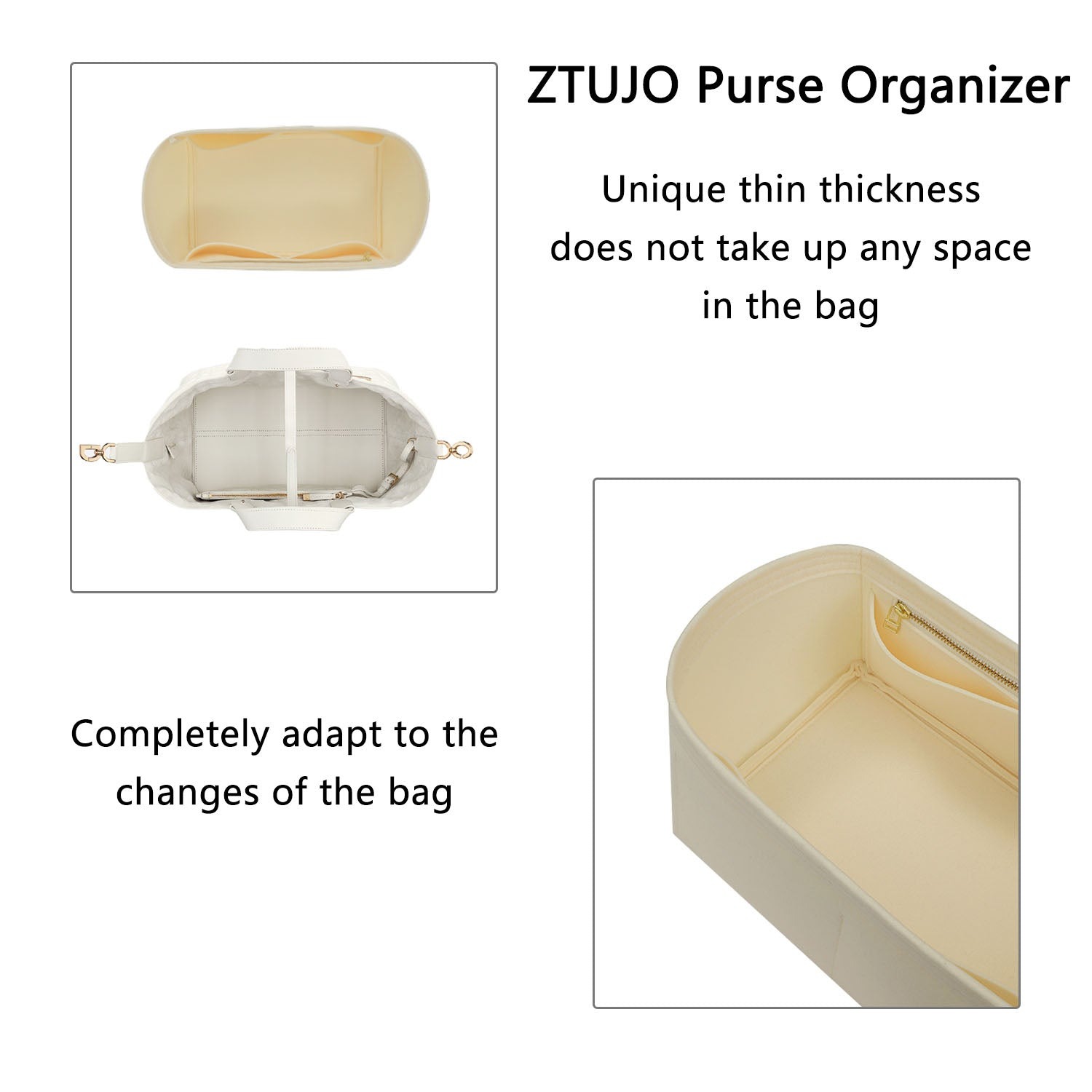 Premium Handtaschen-Organizer für Dior Toujours Small / Medium / Large product image 6
