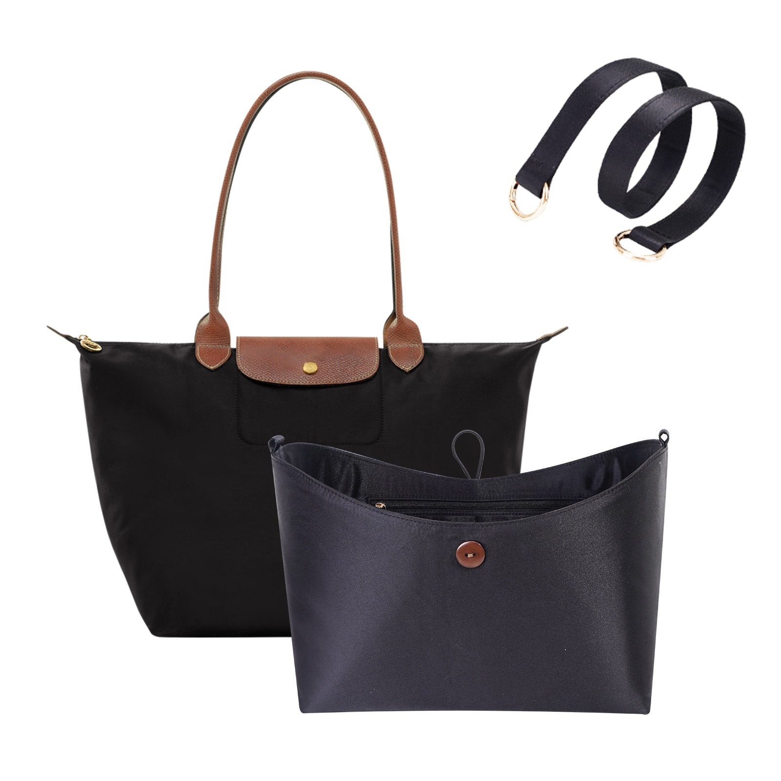 INNERBAG Taschenorganizer-Einsatz für LongChamp Le Pliage, Energy, Schultertasche, Top Handle, Xtra