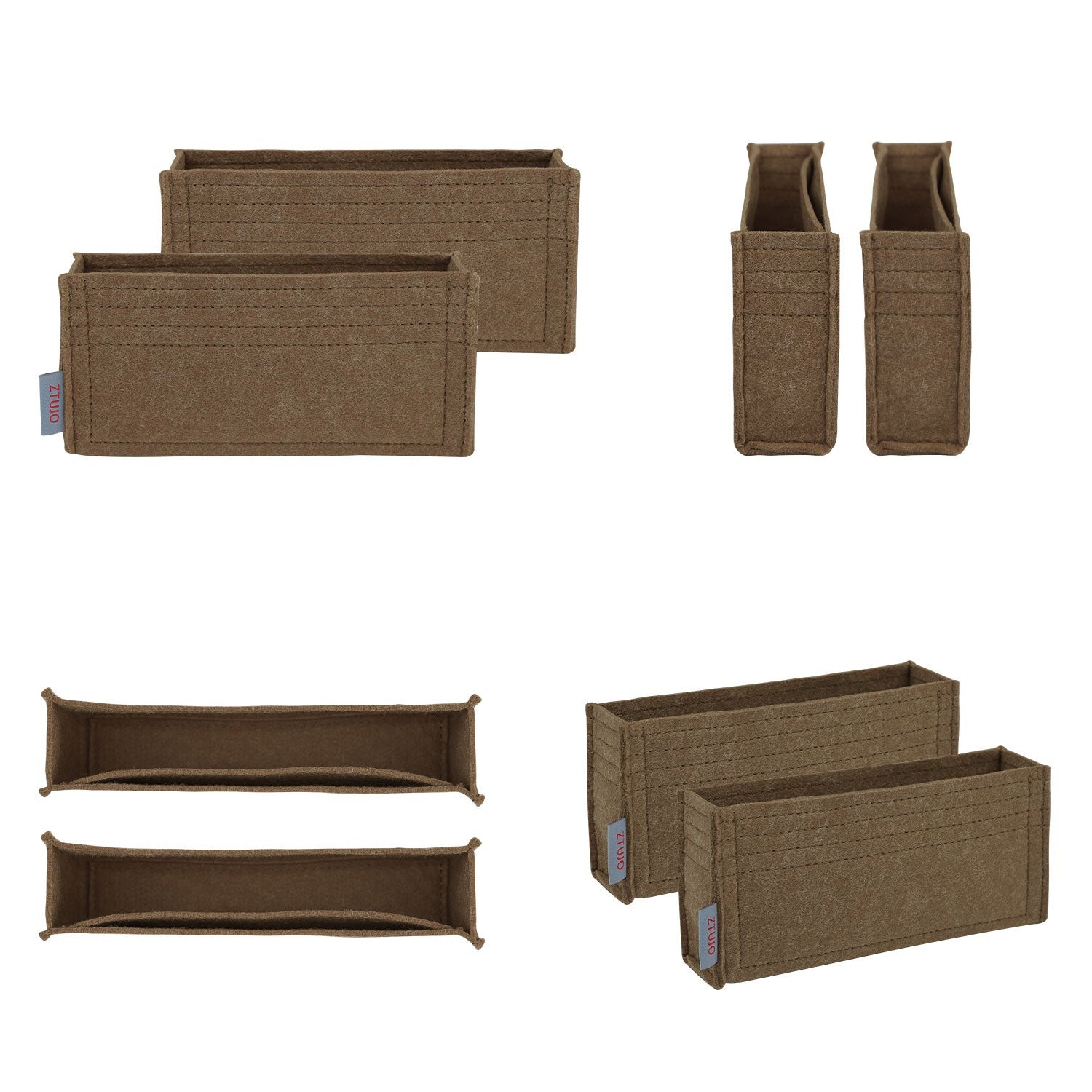 Taschenorganizer für Hermes Roulis Mini / 23 – Filzeinlage mit 2 Fächern product image 2