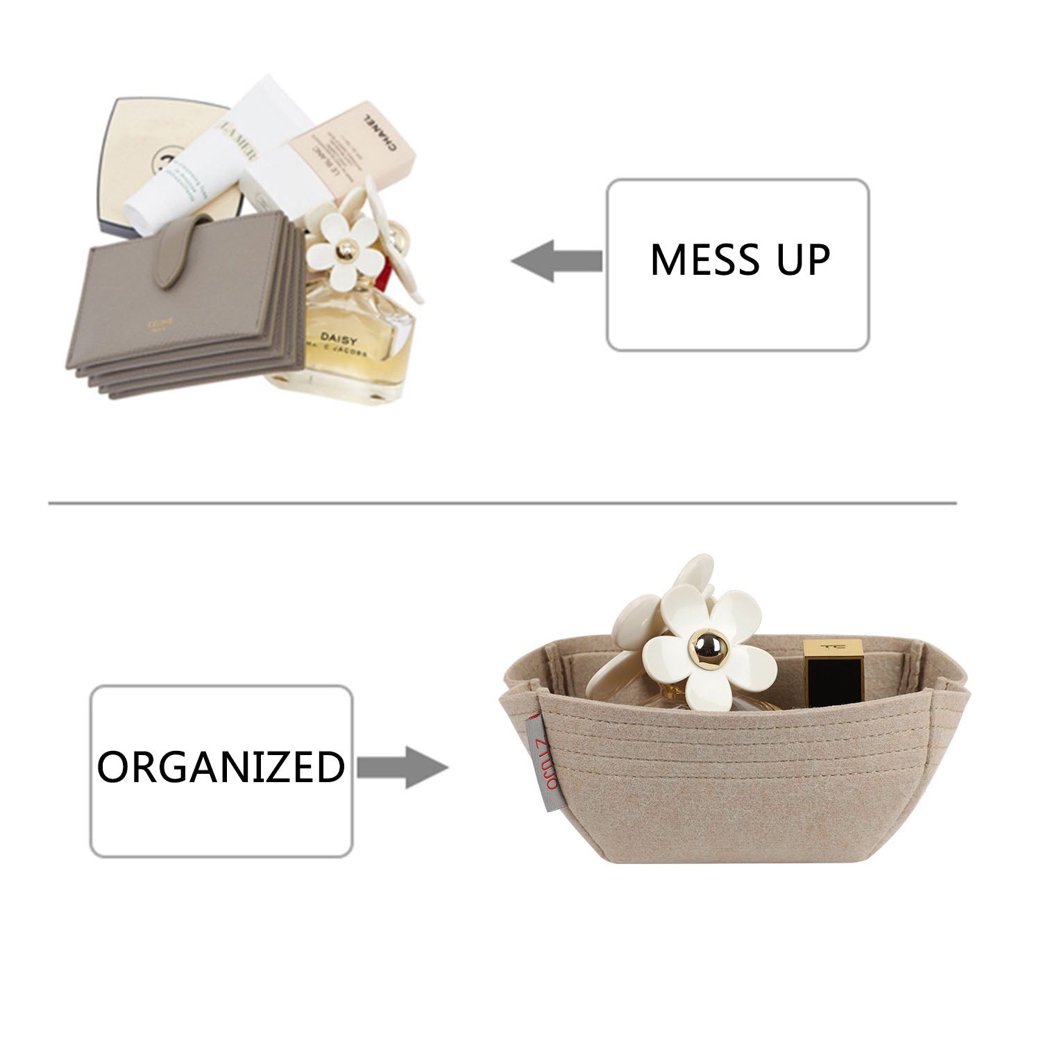 Premium-Taschenorganizer für LV Boite Chapeau Souple PM/MM, passend für LV Petite Boite Chapeau product image 5