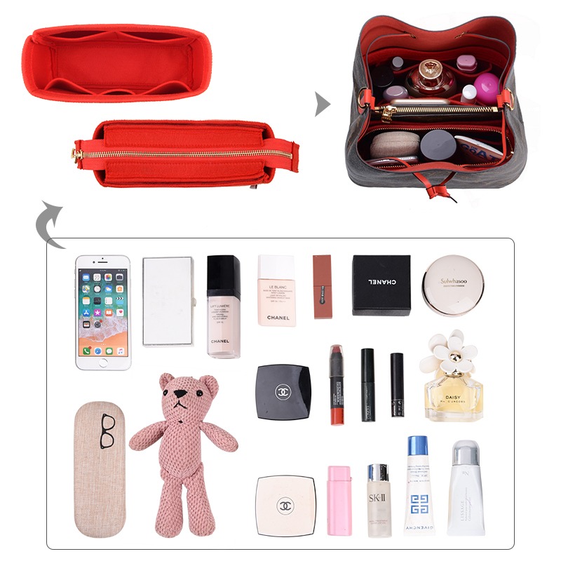 Premium Geldbörsen-Organizer 2er-Set für LV NeoNoe Noé – 12 Fächer, YKK-Reißverschlüsse product image 4