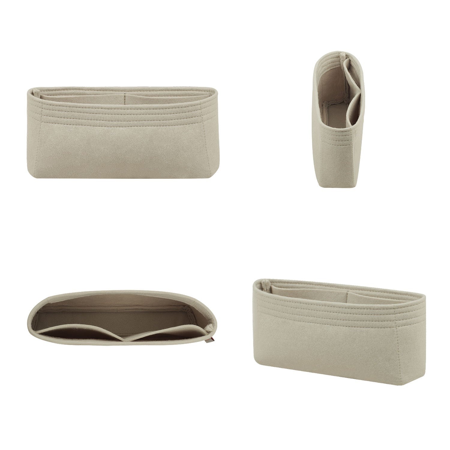 Premium Geldbörsen-Organizer für LV Capucines BB / PM / MM – 3 Fächer, Filz detail image 1