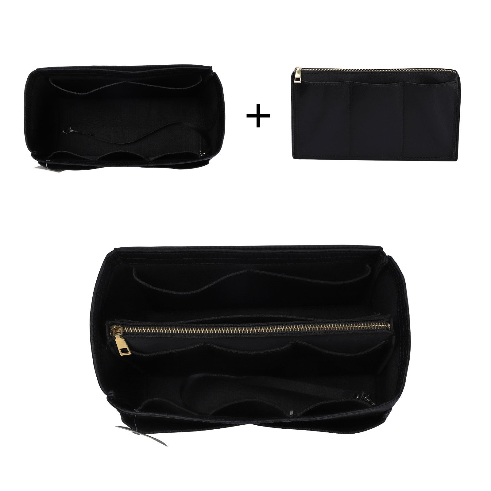 Taschenorganizer für LV Speedy Neverfull Tote – 6 Größen, Filz-Tascheneinsatz mit Reißverschluss product image 122