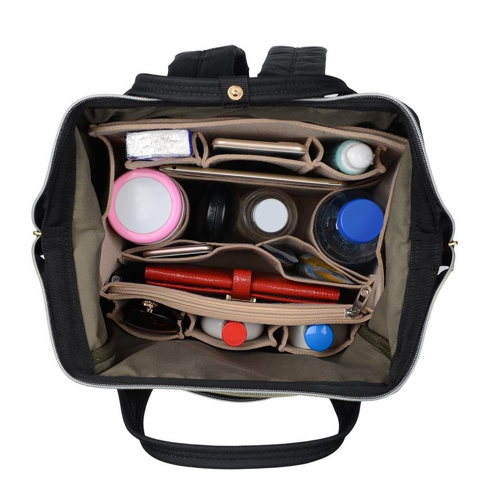 Filz-Organizer für Rucksäcke – Passend für runde und eckige Taschen, Beige/Grau/Kaffee/Schwarz detail image 11