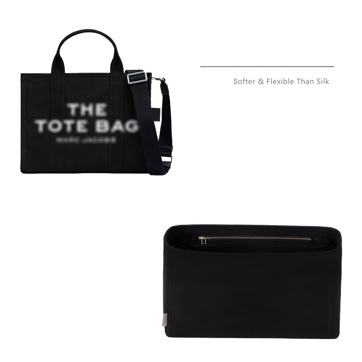 Premium Handtaschen-Organizer für Marc Jacobs Tote Bag Small(10inch) / Medium(13inch) / Large(17inch)