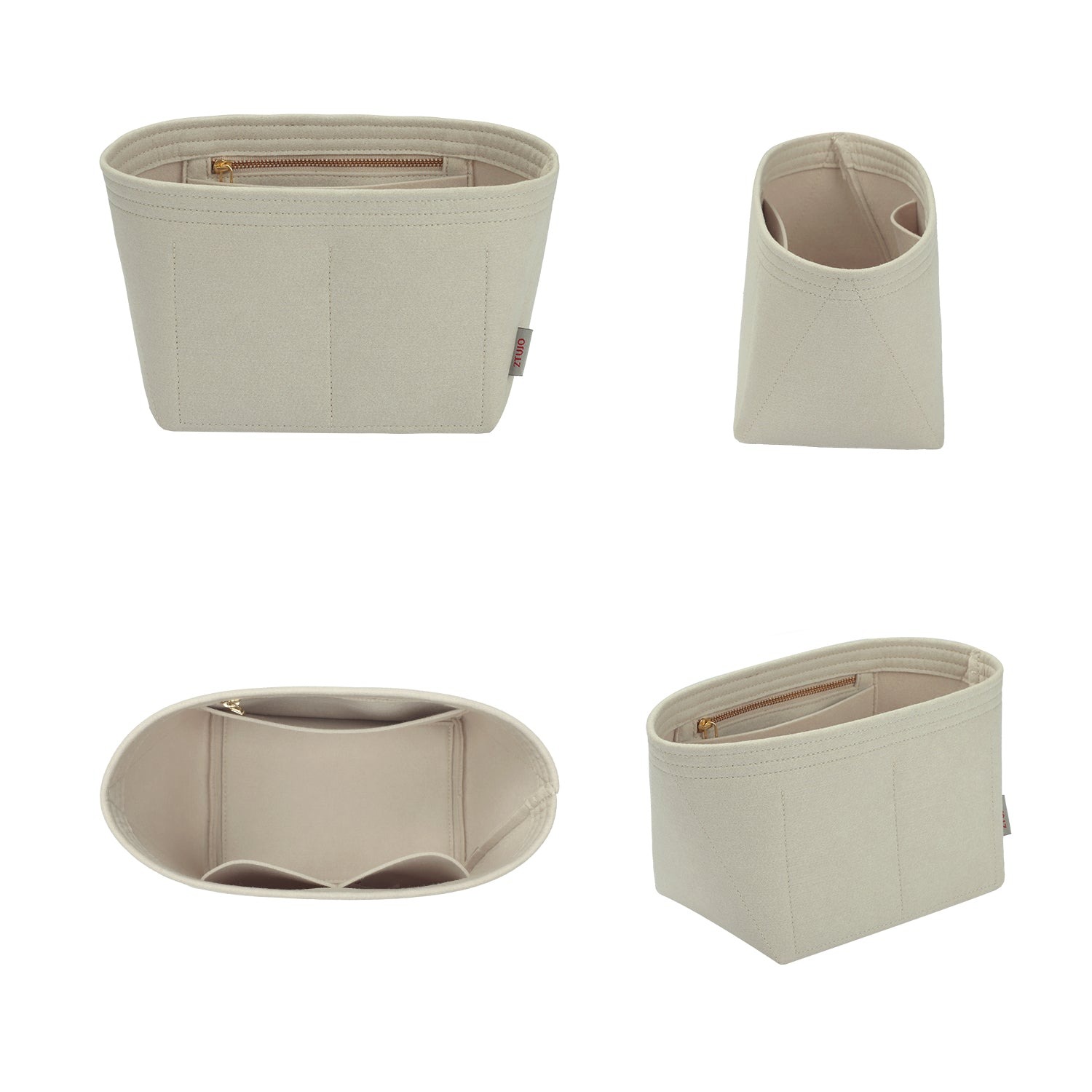 Premium Geldbörsen-Organizer für Loewe Cubi Small / Large – 4 Fächer, YKK-Reißverschluss product image 2