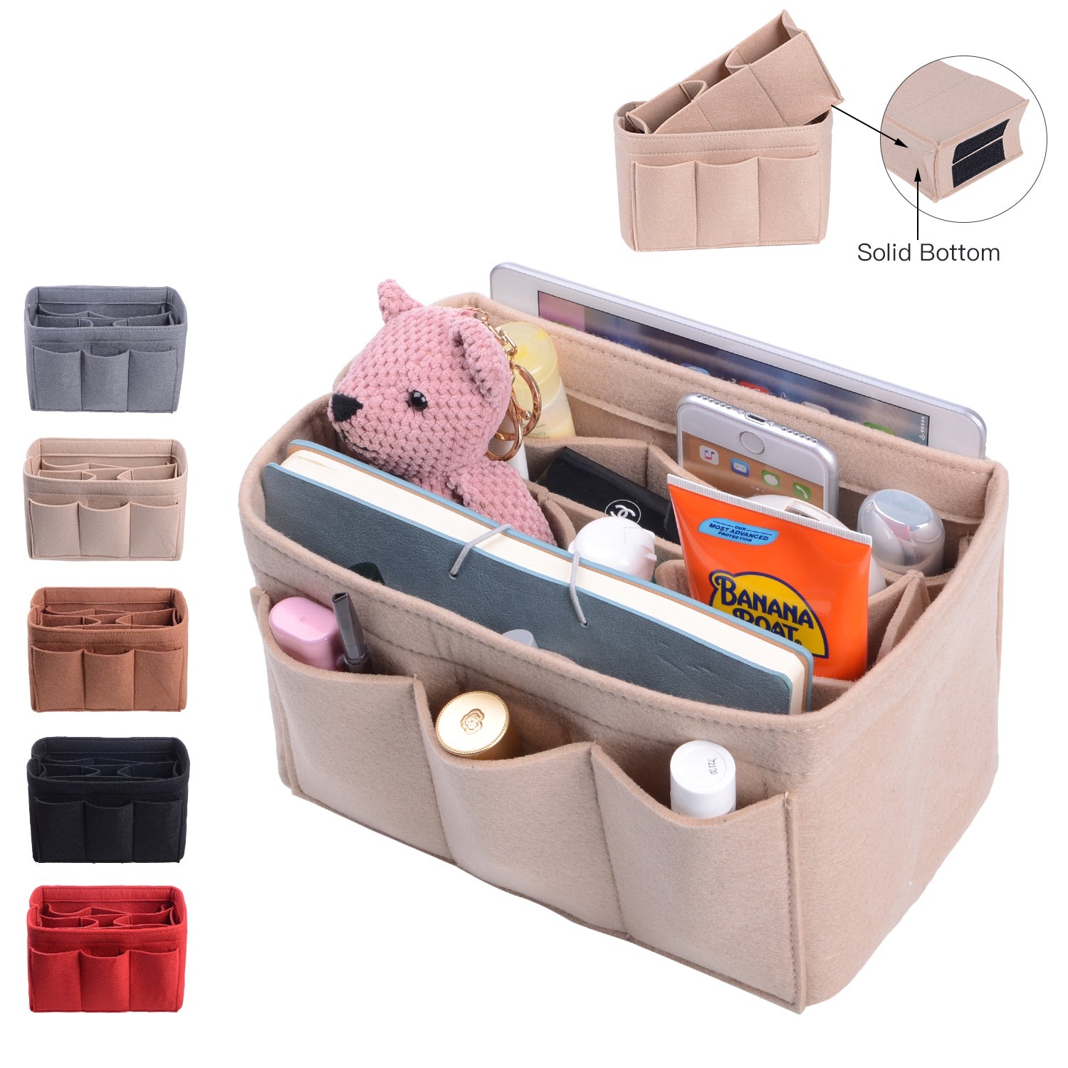 INNERBAG Taschenorganizer mit genähtem Boden für LV Speedy 35 und Neverfull MM – Groß product image 23