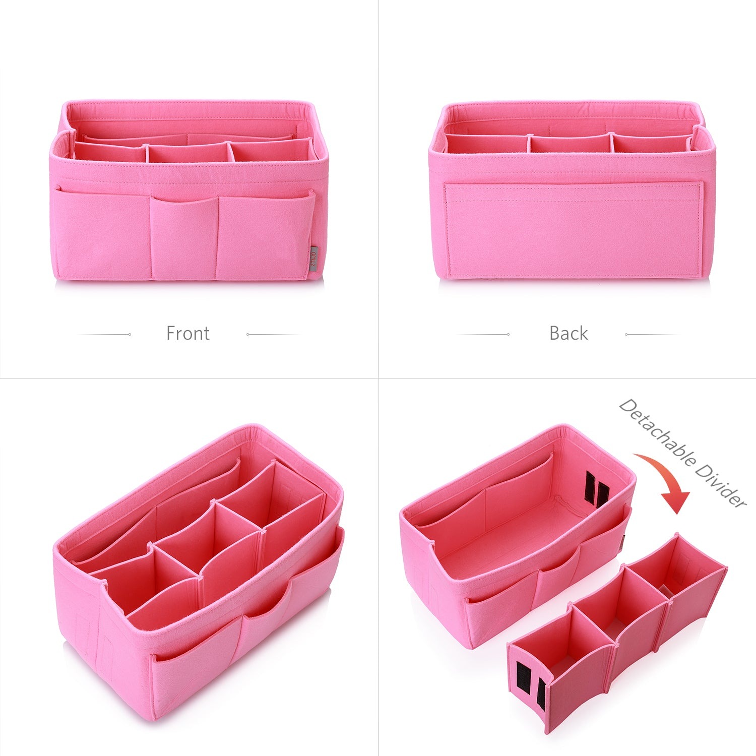 Filzeinlage-Beutelorganizer für Handtasche – Passt für LV Speedy 25 / 30 / 35 / 40, Neverfull MM / GM product image 53