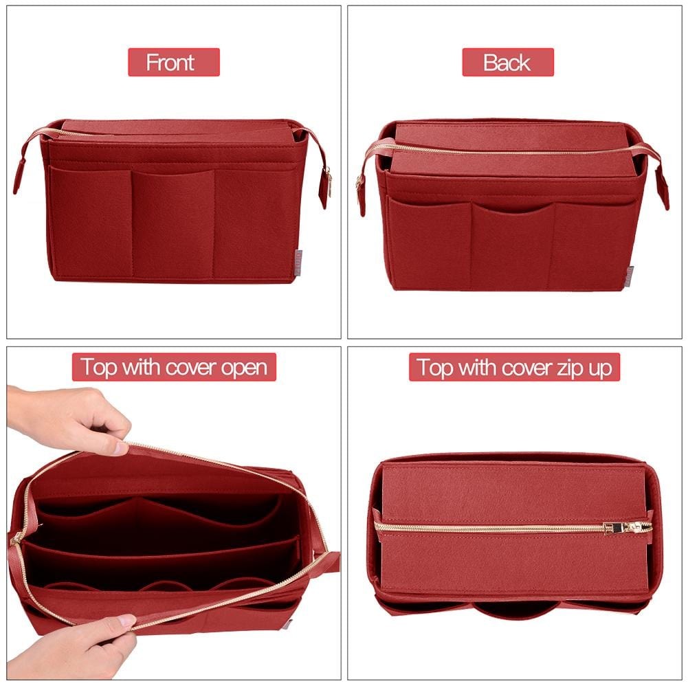 Organizer für Handtaschen mit abnehmbarem Reißverschlussdeckel für St. Louis PM und GM – Filzeinlage mit 9 Fächern product image 18