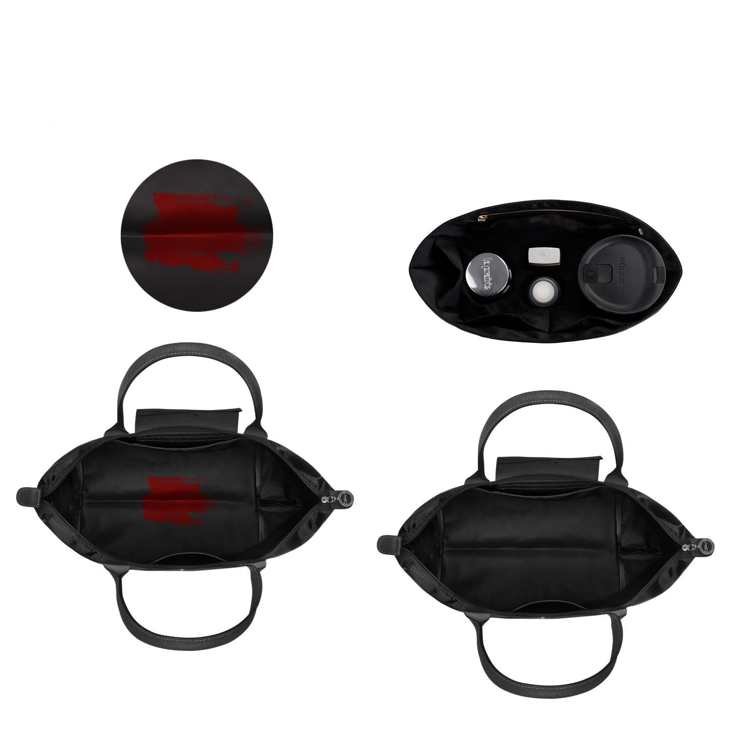 Seidiger Taschenorganizer für Longchamp Le Pliage Mini / Small / Medium / Large product image 10
