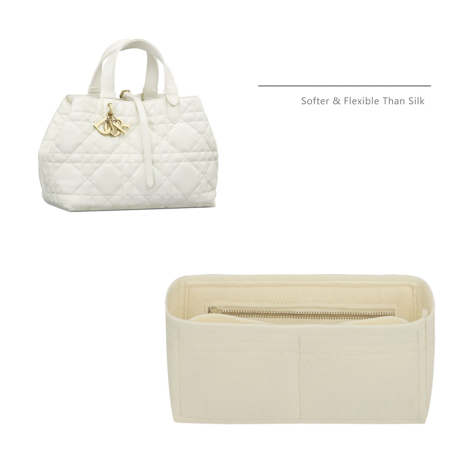Premium Handtaschen-Organizer für Dior Toujours Small / Medium / Large
