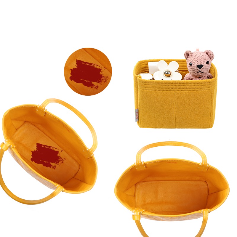 Premium Handtaschen-Organizer für Goyard Anjou Mini / PM / GM – 6 Fächer, ultraweicher Filz product image 3