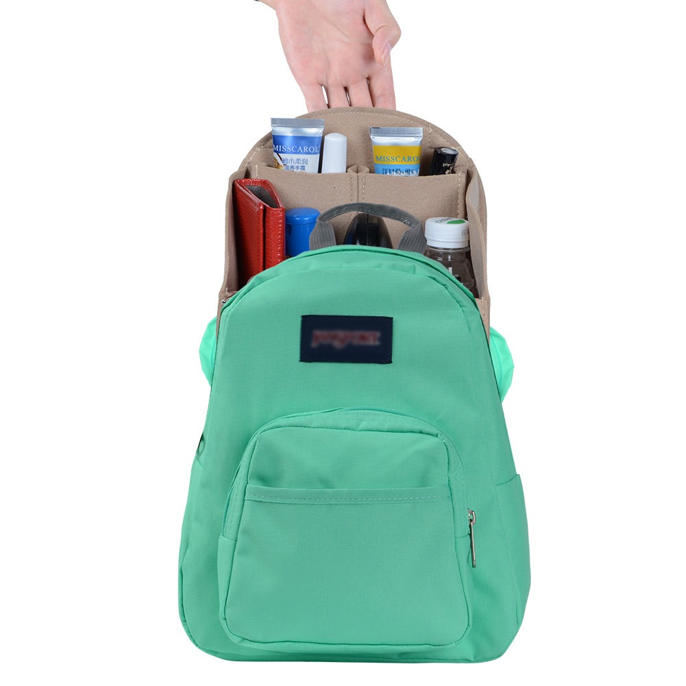Filz-Organizer für Rucksäcke – Passend für runde und eckige Taschen, Beige/Grau/Kaffee/Schwarz product image 51