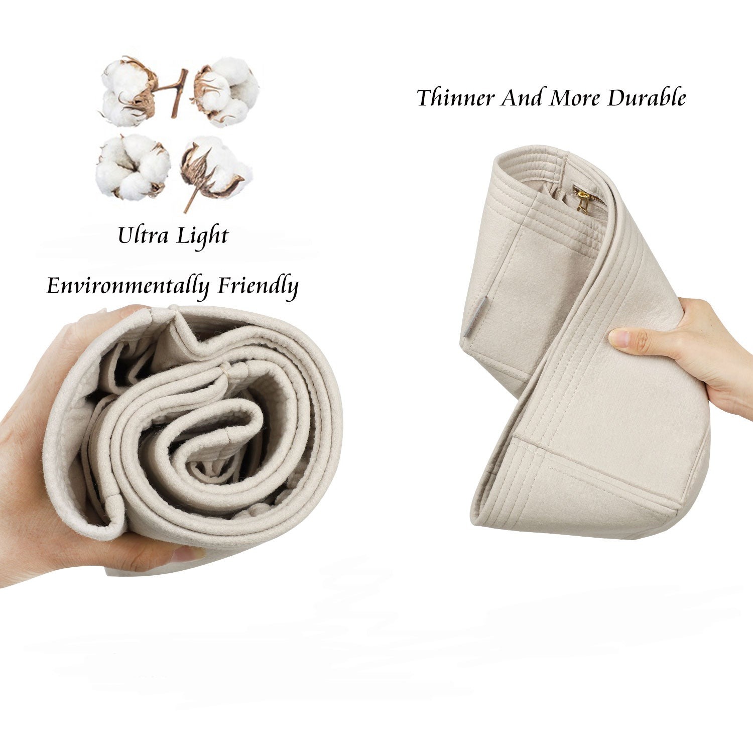 Chanel Deauville Small / Medium / Large / XLarge Organizer für Handtaschen – 10-tlg. Filzeinlage product image 4