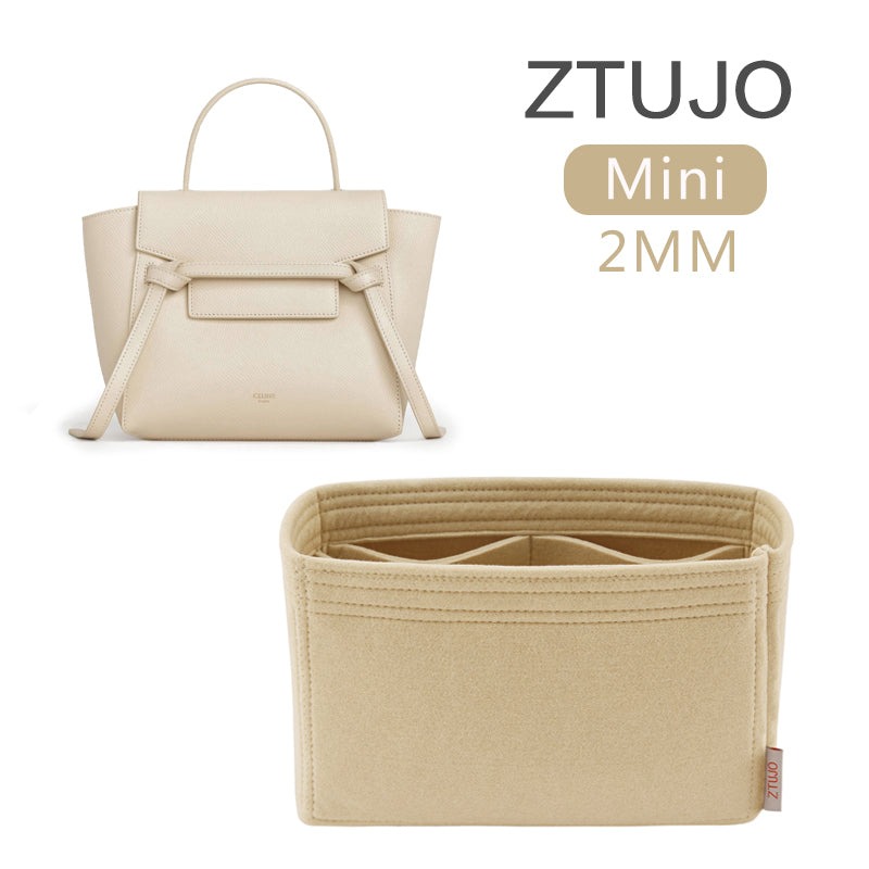 Einsatz für Celine Belt Bag Nano / Micro / Mini – Premium-Filzeinlage, 6 Taschen, YKK-Reißverschluss product image 3