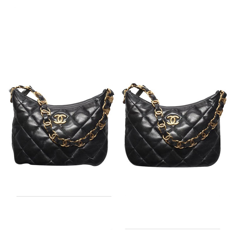 Premium Geldbörsen-Organizer für die Chanel 22K Hobo Bag – weicher Filz, 3 Taschen detail image 4