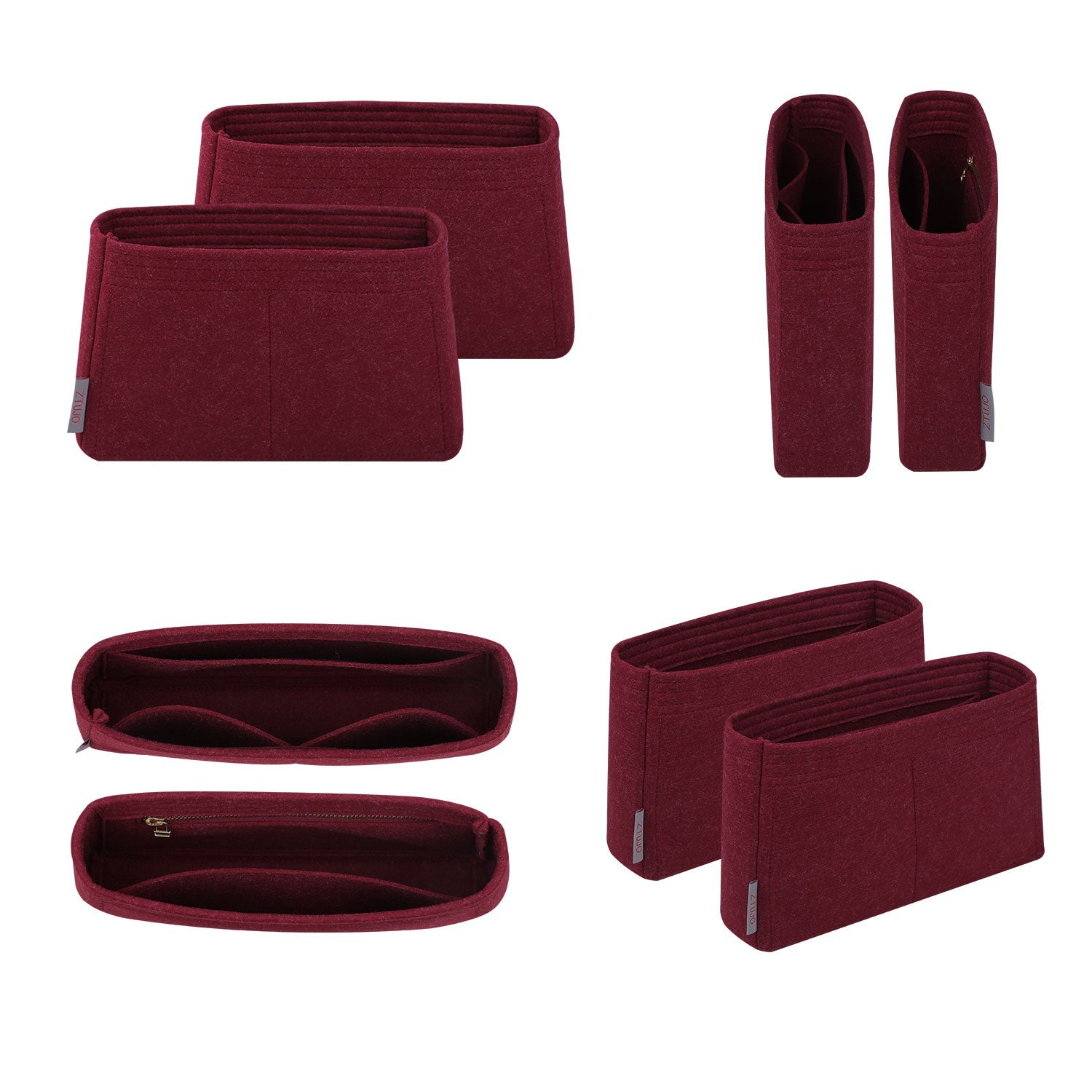 Premium Handtaschen-Organizer für LV Montaigne BB / MM – Filzeinlage mit 5 Taschen product image 2