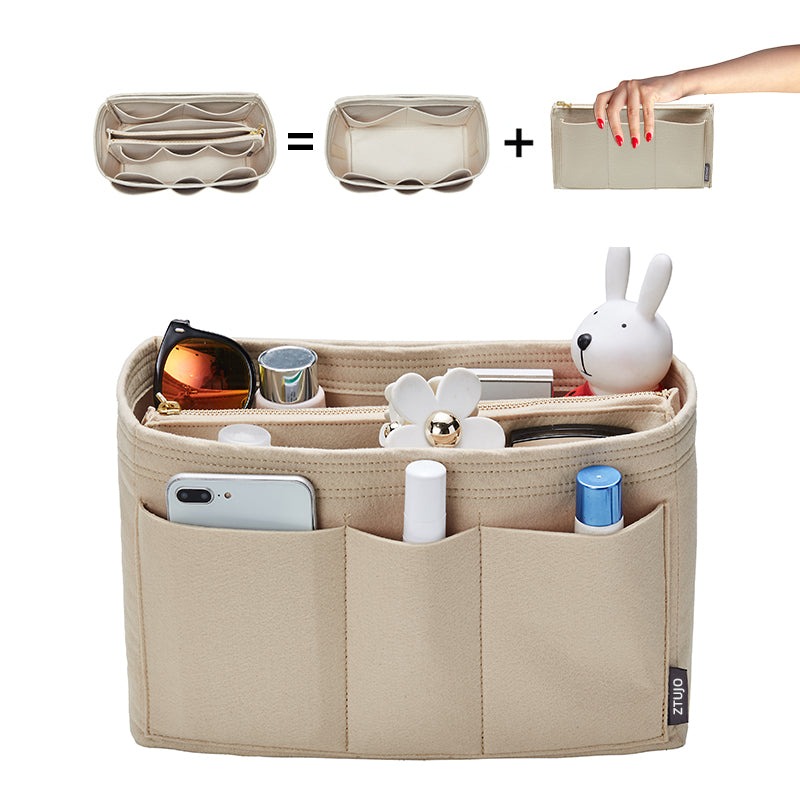 Organizer für LV Neverfull PM / MM / GM – Filzeinlage mit 13 Fächern product image 4
